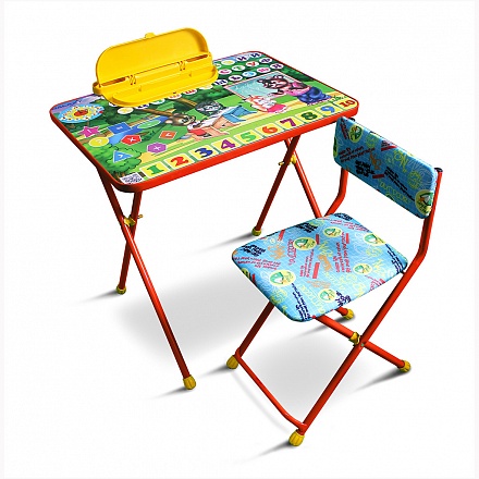 Комплект детской мебели Лесная школа, цвет оранжевый 